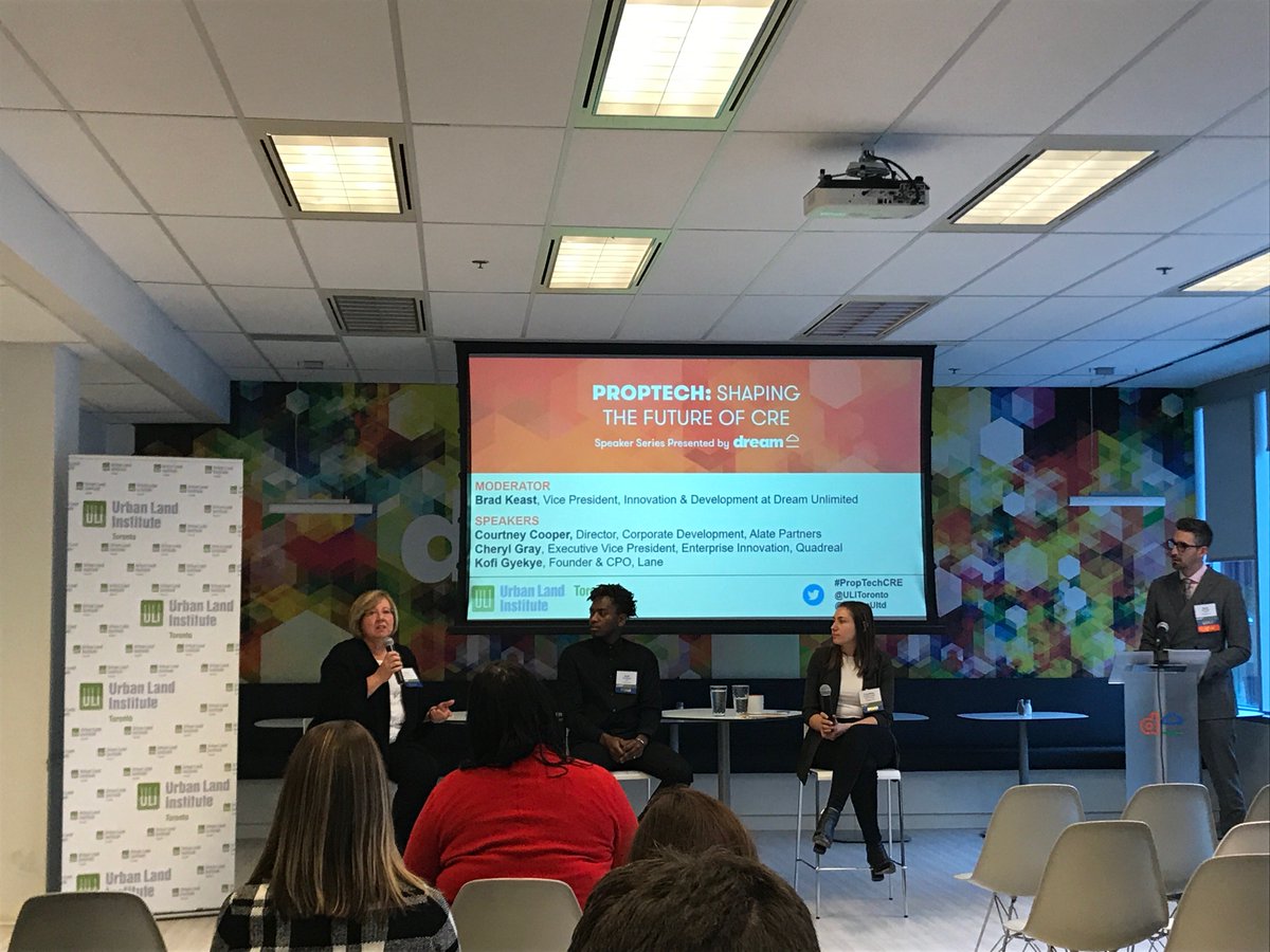 Dream Office REIT (@dreamofficereit) on Twitter photo Hosting our third event in our Dream ULI speaker series. Great panel of experts discussing PropTech and its impact on commercial real estate. #PropTechCRE <a href="/ULIToronto/">ULI Toronto</a> @graycie_56 <a href="/Kofi_gyekye/">Kofi</a> <a href="/alatepartners/">alatepartners</a> Hosting our third event in our Dream ULI speaker series. Great panel of experts discussing PropTech and its impact on commercial real estate. #PropTechCRE <a href="/ULIToronto/">ULI Toronto</a> @graycie_56 <a href="/Kofi_gyekye/">Kofi</a> <a href="/alatepartners/">alatepartners</a>