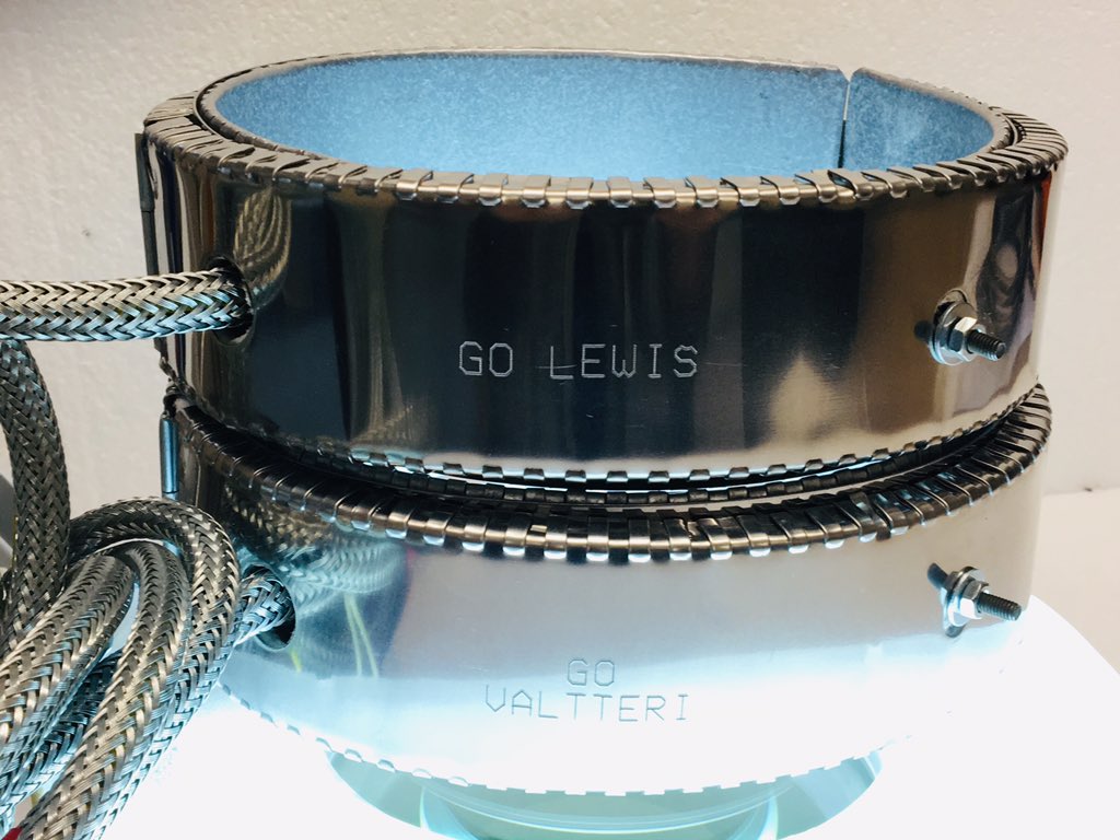 More of our bespoke heaters off to <a href="/MercedesAMGF1/">Mercedes-AMG PETRONAS F1 Team</a> Drive safe this season <a href="/LewisHamilton/">Lewis Hamilton</a> <a href="/ValtteriBottas/">Valtteri Bottas</a> 🏎🏎 #soloheat #heaters