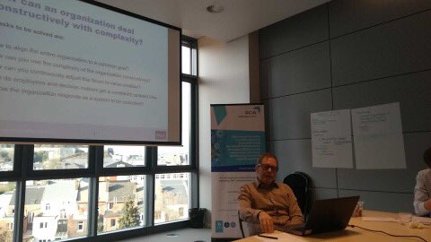 RCIA_EU's tweet photo. How can #Wallonia learn from #Austria? Here is our expert from Austria explaining the #collectiveimpactmodel which can help Wallonia with the governance of #creativehubs! 💡🇪🇺👏🏽 https://t.co/rj65tAHW3j