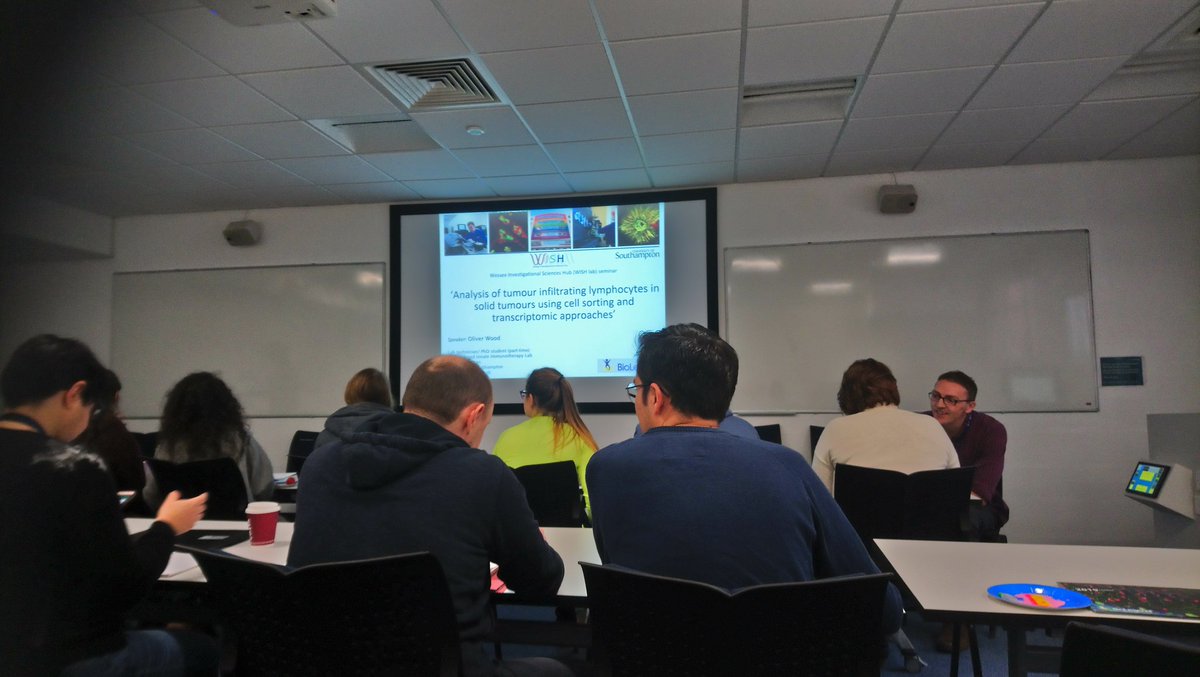 UoS_WISHlab's tweet image. Oliver Wood about to present his work in #WISHlab seminar SAB @UHSFT @CRUKSouthampton