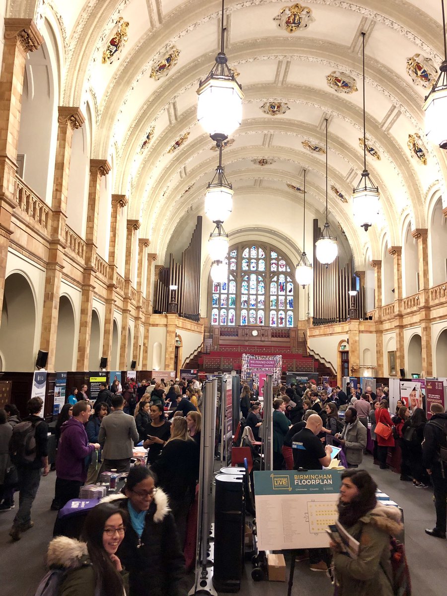 We’re at the <a href="/FindAUniversity/">FindAUniversity</a> Postgrad LIVE! Birmingham event in the beautiful Great Hall <a href="/unibirmingham/">Uni of Birmingham</a> today until 3pm (stand 4) #postgrad #pgstudy #postgradLIVE