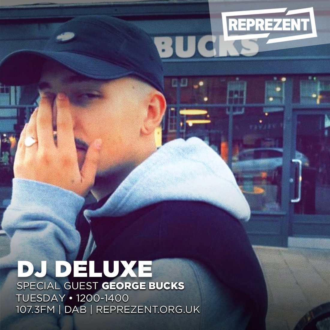 ReprezentRadio's tweet photo. 12:00 - 14:00
@MrDeluxeSays has got some fresh bangers in this week's #NeedToKnowPlaylist π₯π₯
Special guest @biggeorgebucks will be joining him and we'll be guessing what is in 'Deluxe's Ball Bag' π
π @NFLUK #NFLLDN π
https://t.co/FganyMhOqb | 107.3FM | DAB https://t.co/9SiKnj8oUH