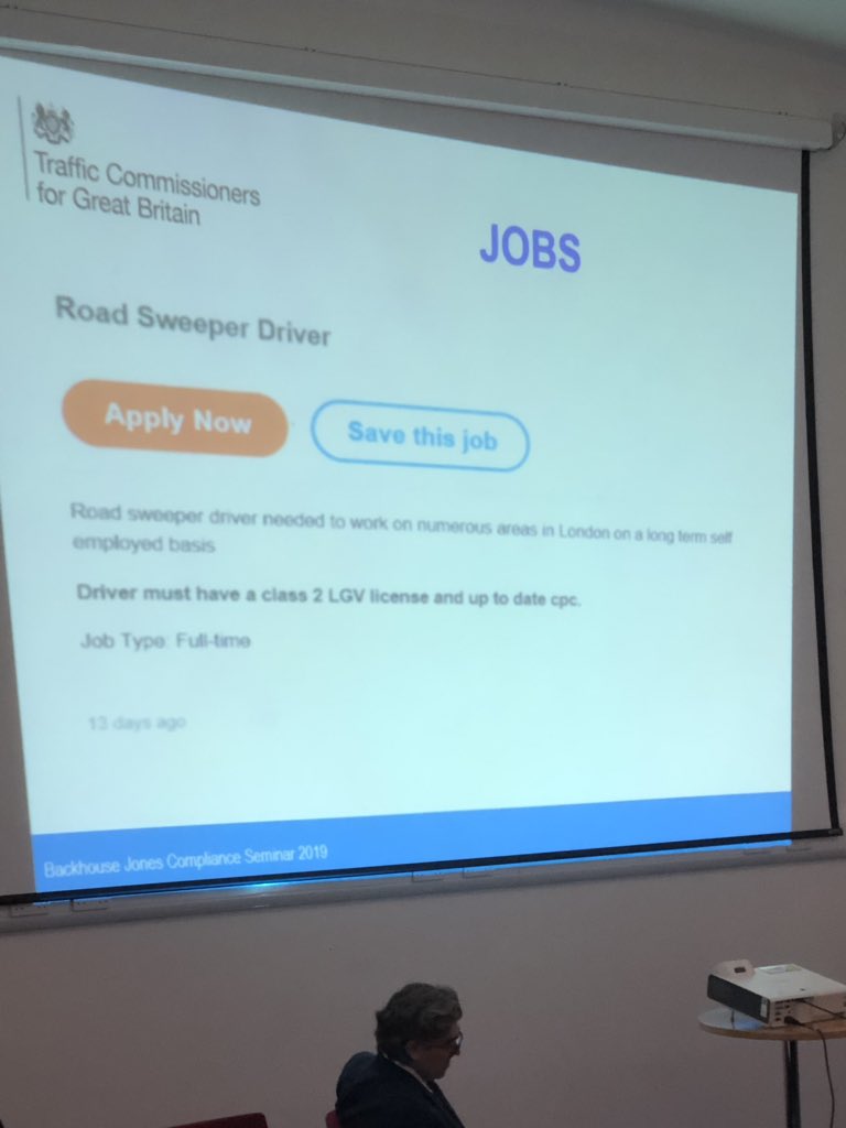 backhousejones's tweet photo. “I don’t know of many road sweeper drivers that own their own road sweeper” - Richard Turfitt shares his view on ‘self employed’ driver status and determining whether it is a genuine arrangement. https://t.co/vmXThHM1iH