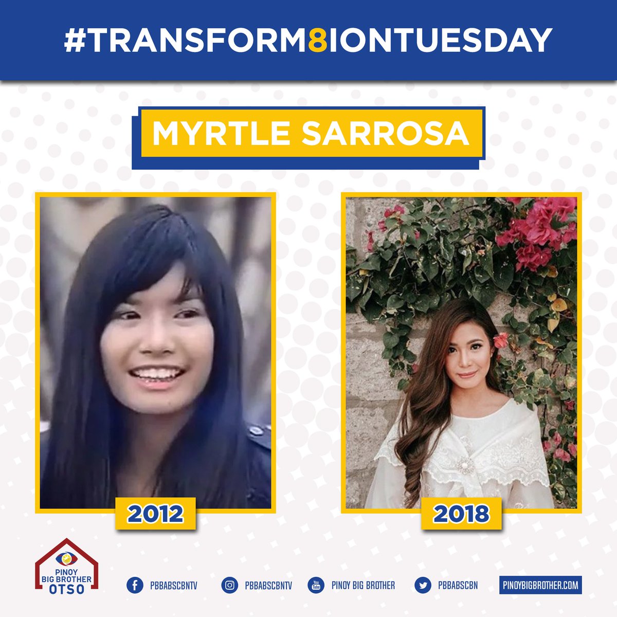 PBBabscbn's tweet photo. #Transforma8ionTuesday: Naaalala mo pa ba ang PBB Teen Edition 4? Anong pinaka paborito mong eksena ni Teen Big Winner Myrtle Sarrosa? โจ
For more exclusive updates follow us on โโ
FB and IG: @pbbabscbntv
Twitter: @pbbabscbn
YouTube: Pinoy Big Brother https://t.co/nAjZ4rY8JA