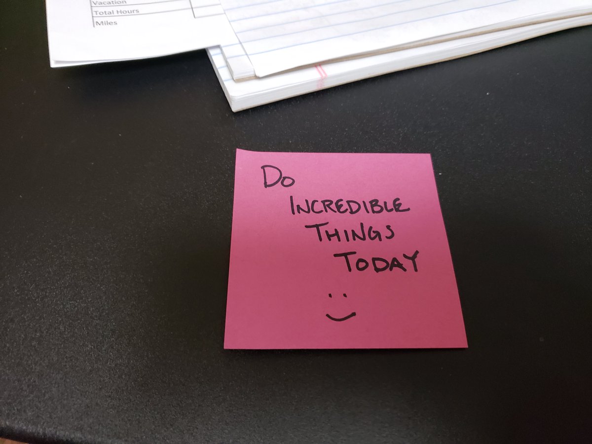 NolanEngineer's tweet image. #TuesdayThoughts were left all around the office this morning...