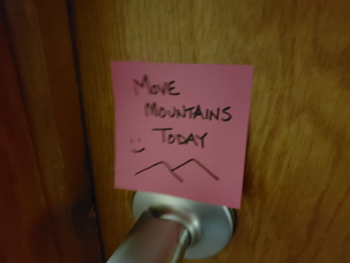 NolanEngineer's tweet image. #TuesdayThoughts were left all around the office this morning...
