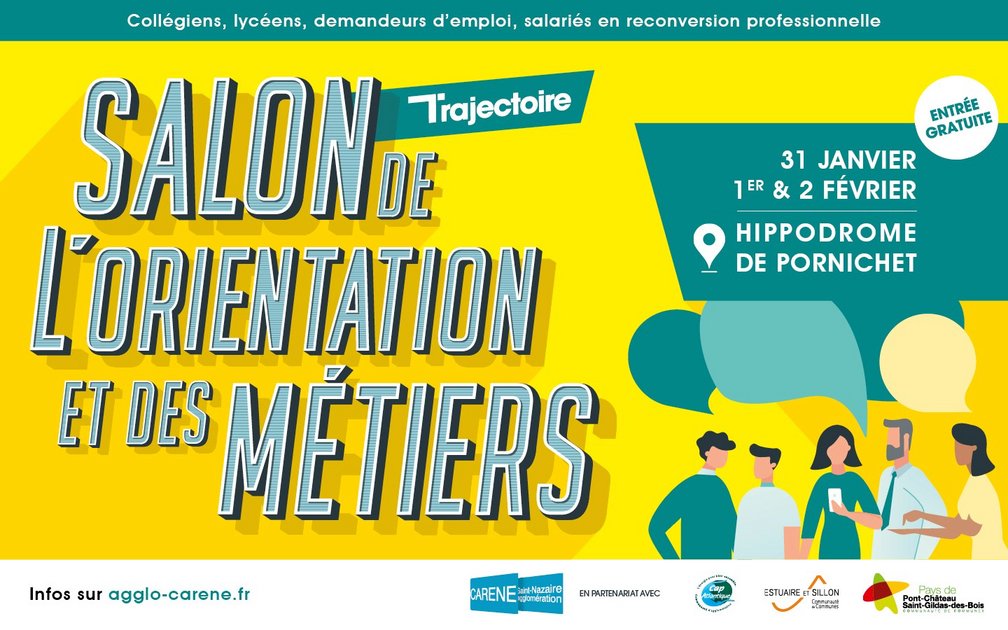 ApecPDL's tweet photo. [AGENDA] Trajectoire, le salon de l’orientation et des métiers du bassin nazairien : @ApecPDL y sera, et vous ? https://t.co/HCRNXkMkGs #ReseauxSociaux #SePresenter => on vous conseille en atelier, et en entretien le 1er février https://t.co/wThZiE2gwB