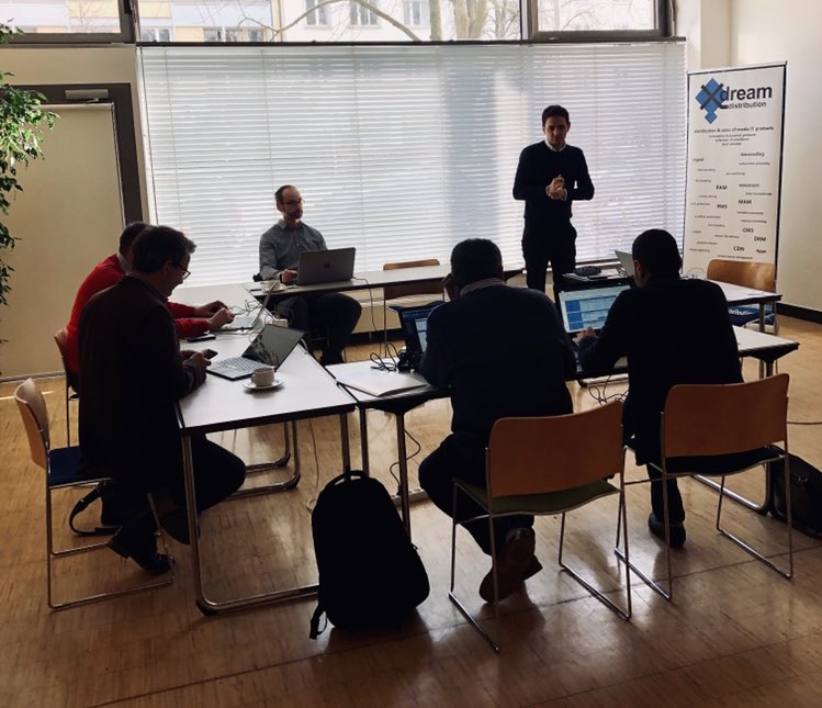 JuttaSchoenhaar's tweet photo. https://t.co/4cLbmw4ahg for the 4th time and the first one in 2019. These days we have guests from Egypt, Hungary, Greece and Poland @x_dream_group @woodysoftware @CapellaSystems #Broadcast #TechTraining #ingest #transoding https://t.co/UTEnSMSOyk