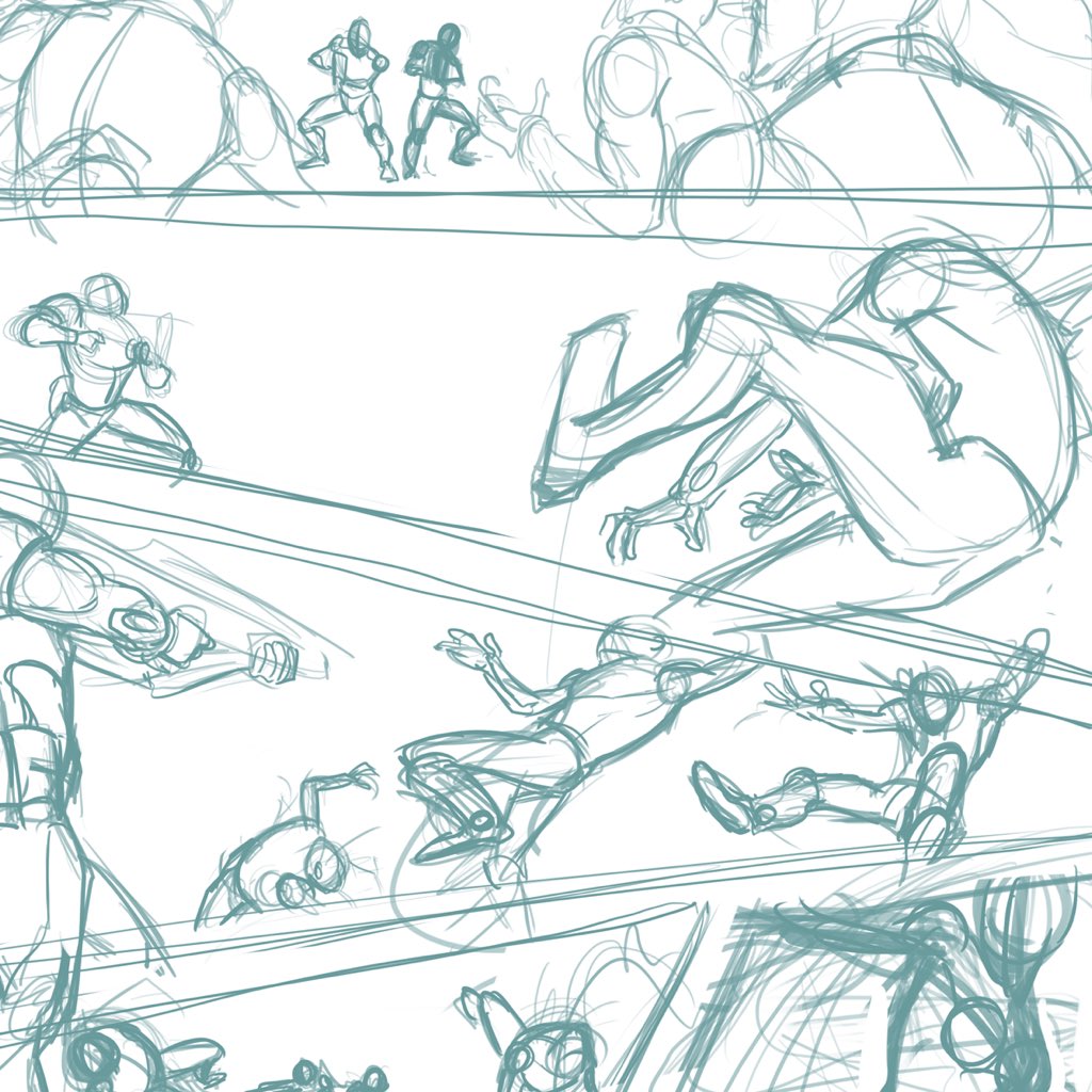 from sketch to final #radiuscomic #comic #scifi #digitalart #makingof #wip
