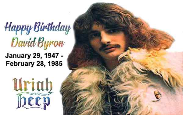 Happy Birthday David Byron   