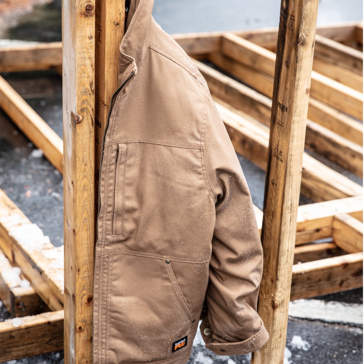 timberland pro baluster canvas work jacket