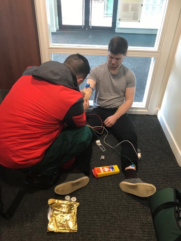 SHU Paramedic tweet media