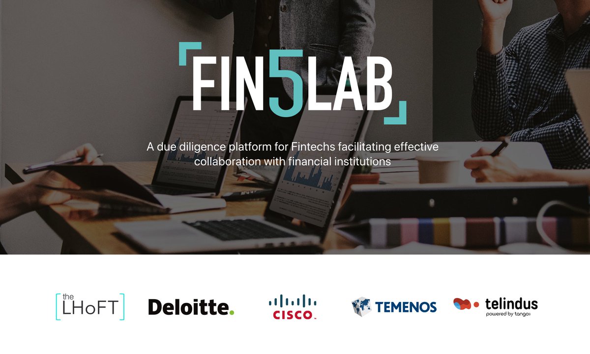 The_LHoFT's tweet photo. Thrilled to announce the launch of #FIN5LAB, a due diligence platform for Fintechs, facilitating effective collaboration with financial institutions. ๐
Thanks to our partners, @DeloitteLU, @temenos, @Cisco and @Telindustelecom!
๐ https://t.co/yPlK2Nx7Cw
#Fintech #Regtech https://t.co/0zig1KiGl0