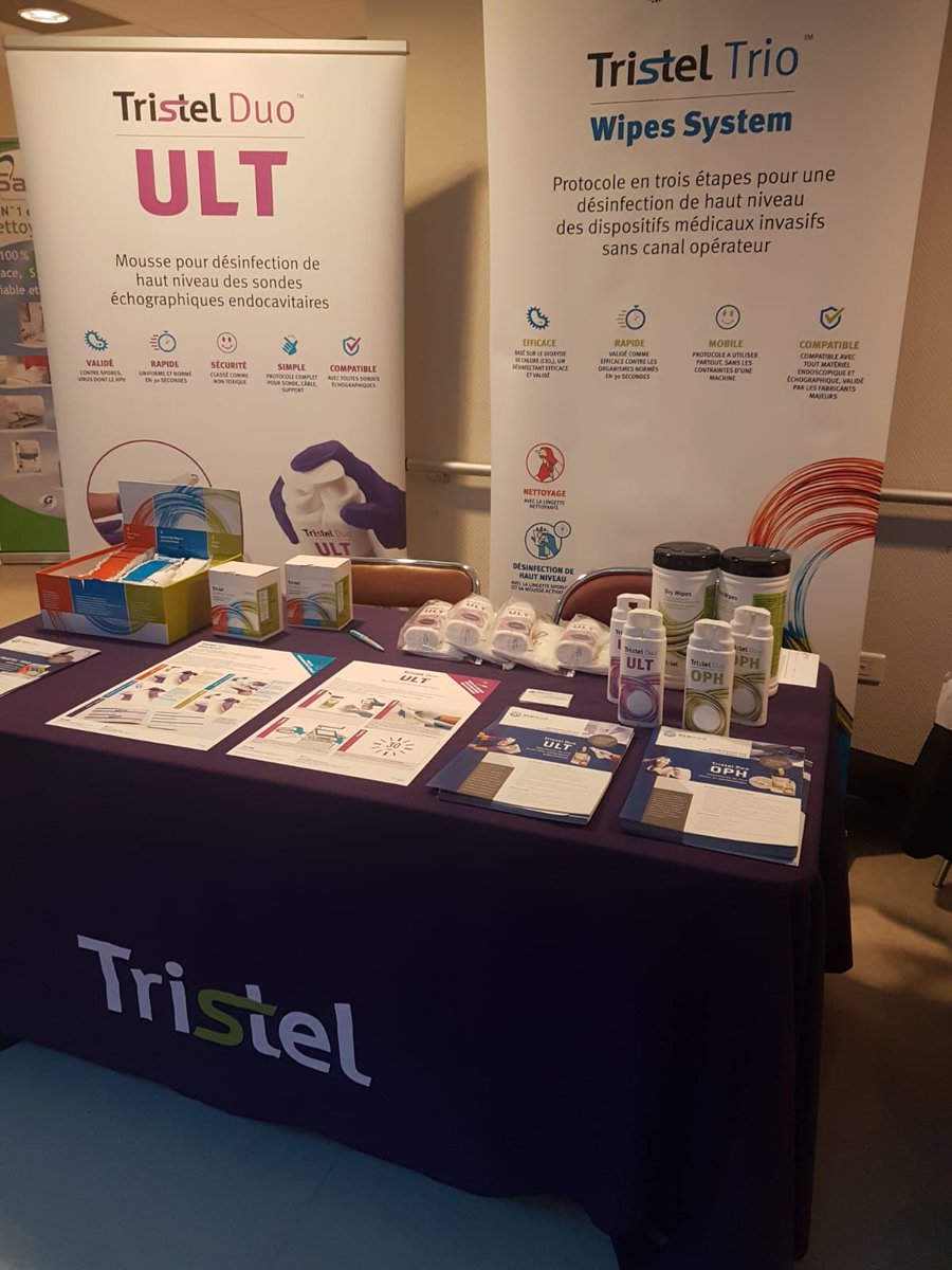 Nous sommes présents à la 'Journée Régionale d'échange des EOH et EMH des établissments de santé des Hauts de France' à Amiens. Visitez notre stand! <a href="/TristelGlobal/">Tristel Global</a> #DuoULT @TrioWipes