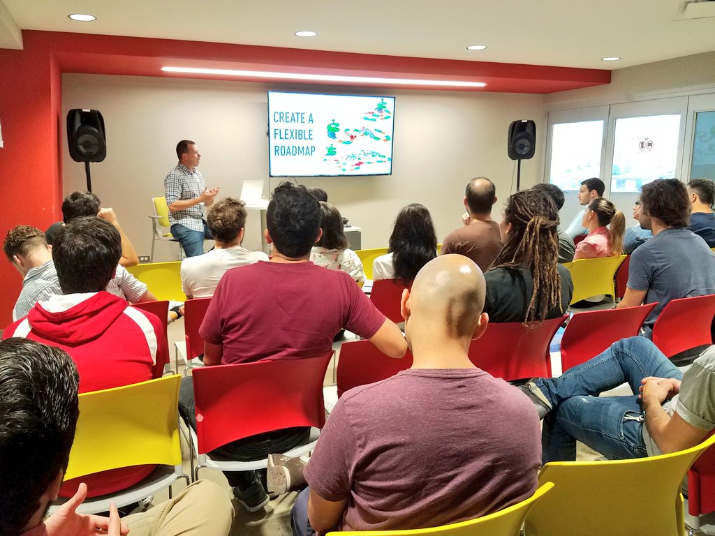 LucasArzolaPhD's tweet photo. Today's @p18startups mentor session with @danmaccarone focusing on user research techniques for product development #P18Mentors https://t.co/GoDGhY8UNa