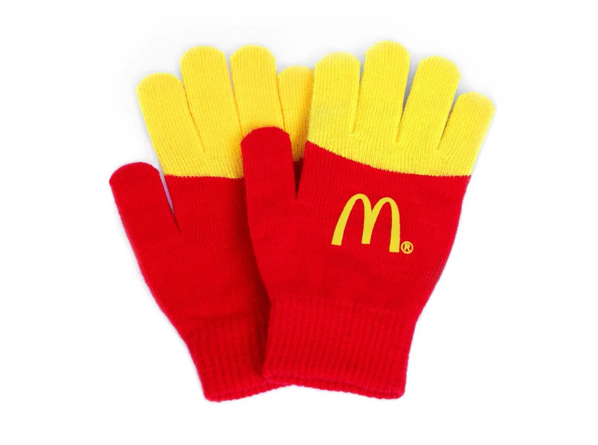アメリカで配られた手袋が可愛い！！ハッピーセットにしたら売れそう...