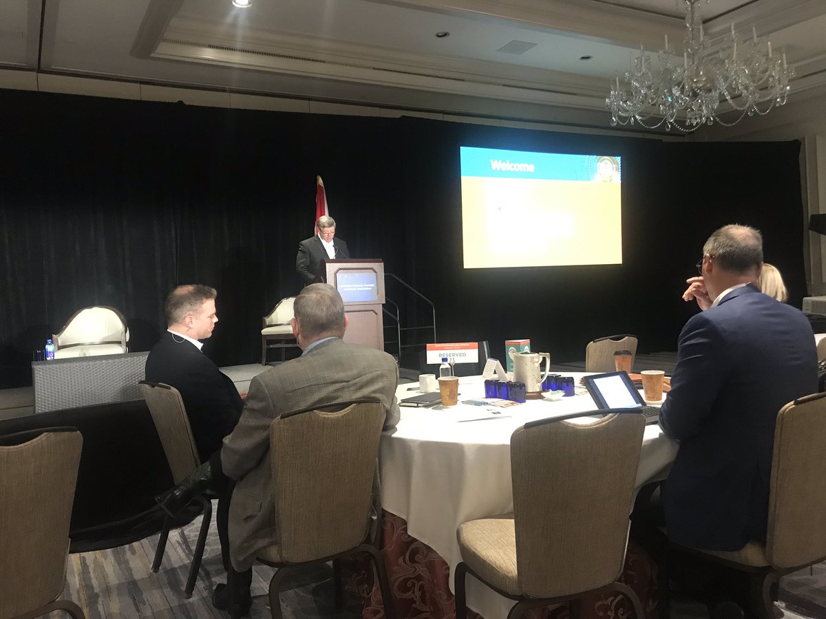 TeamAPCIA's tweet photo. @SentryInsurance CEO and Chairman of the Board Pete McPartland welcomes everyone to day 2 of #ERT19 https://t.co/kEx4fWn7F5
