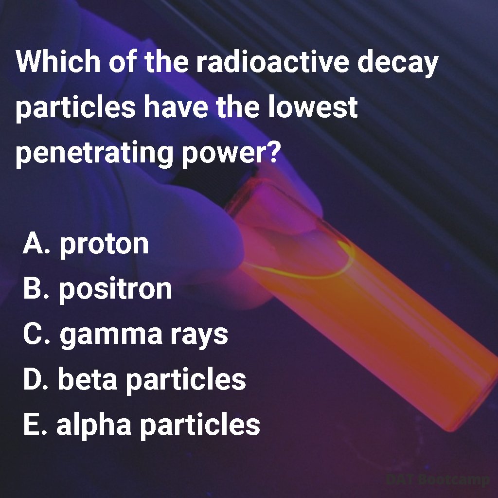 DATBootcamp's tweet photo. Here is Tuesday's #DAT question of the day!

#DATBootcamp #DAT #DATprep #Studying #DBC #Biology #Chemistry #Physics #Orgo #Notes #Predent #Dentistry #Questionoftheday #Dentalschool #PredentalStudent #Predentistry #sciencelabs #loveteeth #dentalexam #dentalstudentlife #studytime https://t.co/KCeBUysn5I