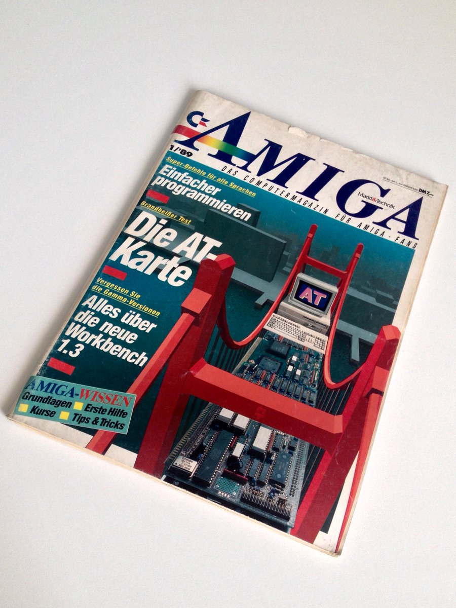 CSM_Berlin's tweet photo. Wo haben die Computerkids vor 30 Jahren eigentlich ihre Infos herbekommen? Der #DepotDienstag verrät‘s: Zum Beispiel aus dem AMIGA-Magazin 🗞️
Wie ihr seht, gibt es Wissenswertes, hübsche Schaubilder und eine 8MB-Speichererweiterung für den Amiga500 für ...🥁... 4650 Mark! 🤣😳 https://t.co/3ZABbOK5Q4