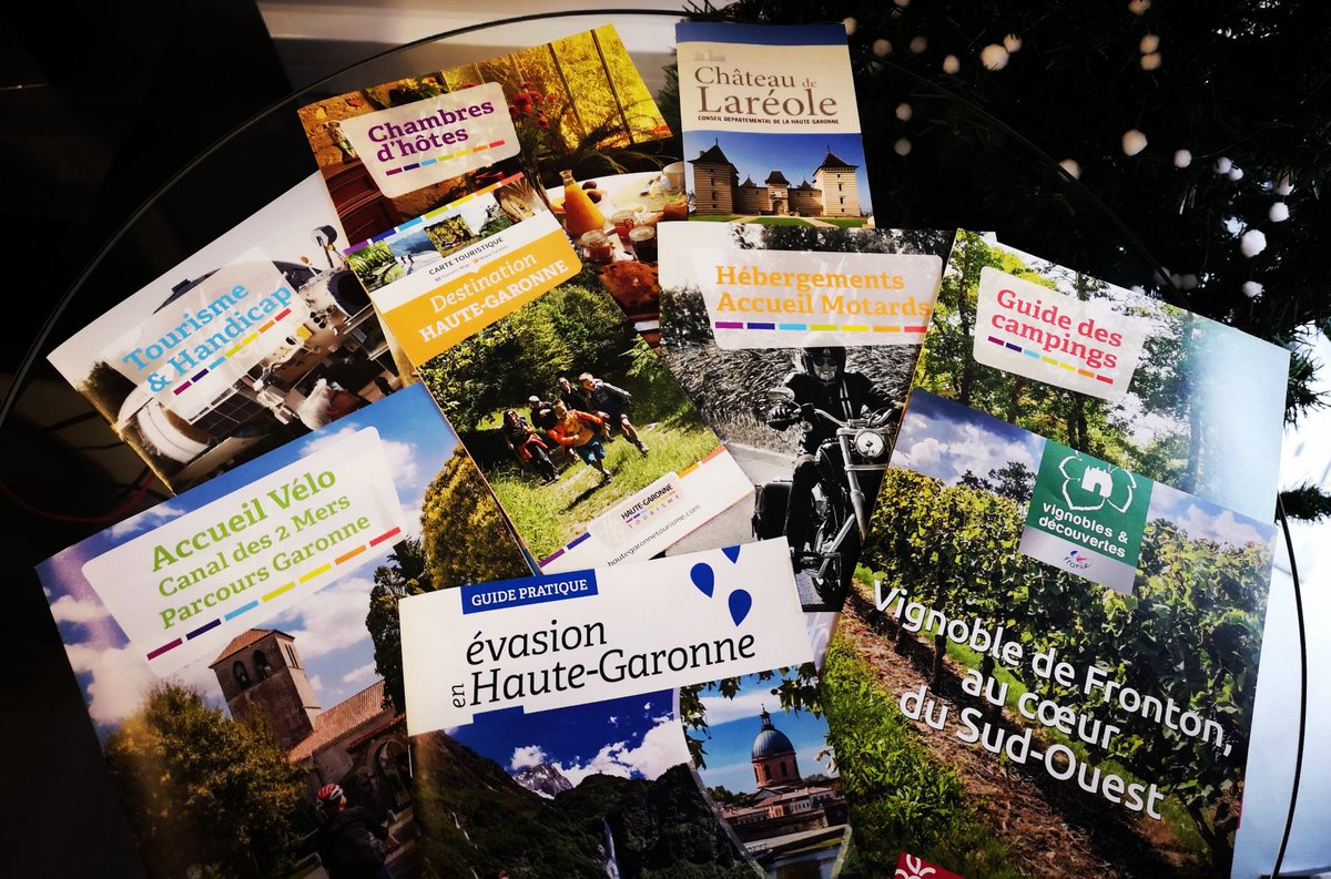 TourismeHG's tweet photo. #BrochuresHG
Les brochures #HauteGaronne pour une destination généreuse...
Avec @TourismeHG, laissez-vous guider ! 😉
https://t.co/18KaQPQDQG
#TourismeHG #MaDestinationHG #TourismeOccitanie https://t.co/qFvZ7RiVnu