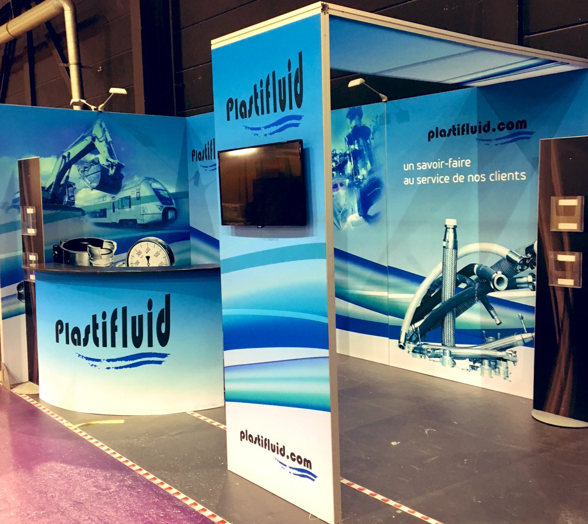 SOLIEXPO's tweet photo. Le #stand #Exposition de @plastifluid au #salon @sepemindustries de #Douai #2019 #fabrication 💯 % #madeinfrance @SOLIEXPO https://t.co/cUX8ulAeW6