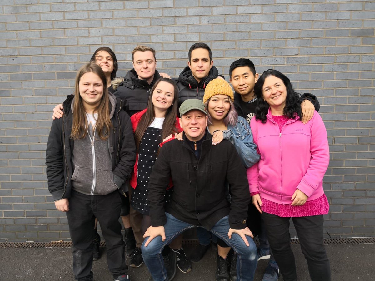 CarysEllisSound's tweet photo. Well 15 months came to an end at The NFTS, an amazing experience in which I learnt so much, and also enjoyed my time which in a big part is down to my 8 lovely coursemates. Looking forward to what the future holds 🤞🏼 https://t.co/ug2FjACYBi