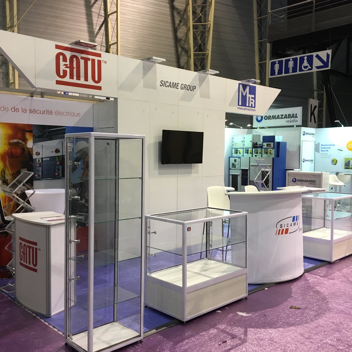 SOLIEXPO's tweet photo. Le #stand #Exposition de @catu @Mecatraction au #salon @sepemindustries de #Douai #2019 #fabrication 💯 % #madeinfrance @SOLIEXPO https://t.co/tXaTJctugU