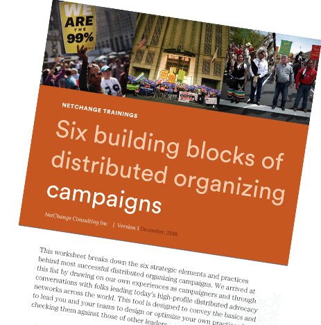NetChange's tweet photo. #DistributedOrganizing building block 3 - Establish a recruitment and onboarding process: People power is the main source of energy here. Where will your people come from and how do they get started? Download full worksheet here>> https://t.co/3ySkGiGUSj β¦ https://t.co/Z6JaloMwQs