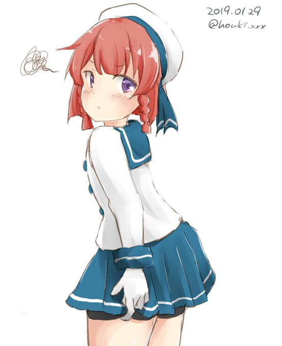 食い込む
#艦これ版深夜の真剣お絵描き60分一本勝負
#艦これ版真剣お絵描き60分一本勝負_20190129
#択捉 