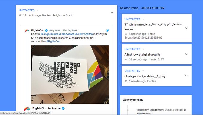 You can now create items relationships using Check, this can help you investigate items from different<a href="/tag/verification"class="tags"><span>#verification</span></a><a href="/tag/factchecking"class="tags"><span>#factchecking</span></a>