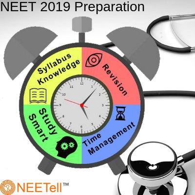 #NEETell
Can anyone share their timetable for the NEET 2019 preparations, especially for the last three months To know more read our answer on @Quora. bit.ly/2Wsueyf
#neet2019 #neetquestions #neetexam #timetable #makeyoubetter #studyhard
@SupportNEET @neetaspirants @RxPG