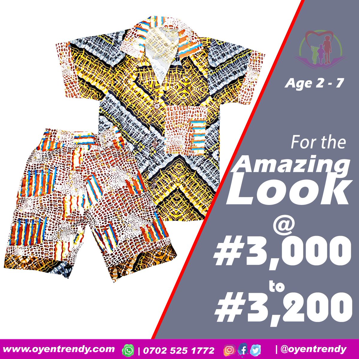 oyentrendy's tweet photo. We actually make them look Amazing even in Ankara materials, 
You know we are talking about your lovely kids! 📷📷
SIMPLY CONTACT US today!
Order now
#kidsfashion #Ankara #Anakaraforkids #Anakaraforgirls #trendystyle #cot #oyentrendy #ankaradress #dress #Anakaraforboys #ankaraboy https://t.co/fUueVj53Mo