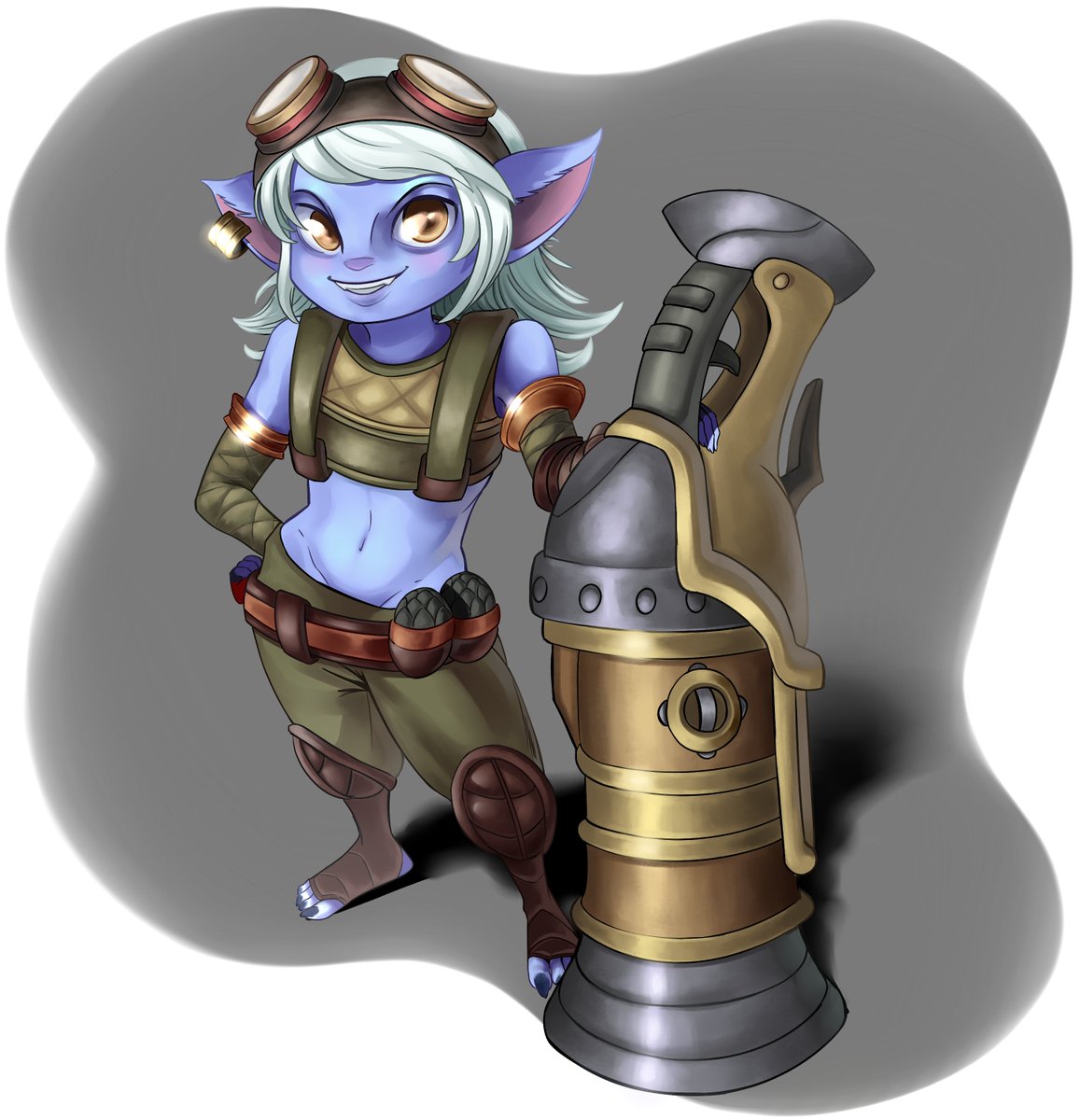 Themasterdoggy's tweet photo. Fanart Tristana de @LeagueOfLegends la artillera de bandle y uno de los campeones que más he jugado UuU https://t.co/ZHyTgZHvlf