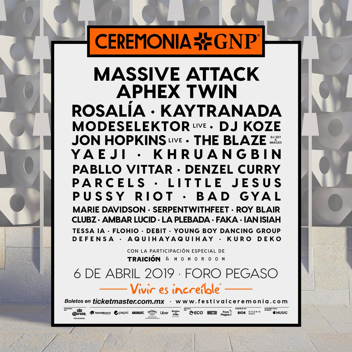 ¡<a href="/denzelcurry/">Denzel Curry</a>  y <a href="/flohio16/">FFF 🩻</a>  se unen al cartel del #CeremoniaGNP19! ⚡️⚡️ 

💥 Boletos en Fase 3 a punto de agotarse, consigue los tuyos:

🎟 👉🏻 General: bit.ly/Ceremonia19Gen…
🎟 👉🏻 PLUS: bit.ly/Ceremonia19Plus