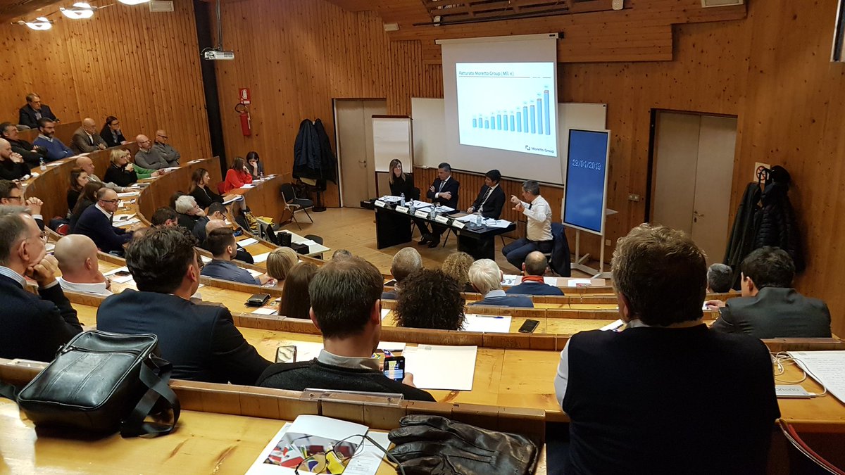 #morettogroup impresa lepre, da impresa quasi media nel 2007 (10-12 mil €) a 50 nel 2018. Come si fa ad assorbire il colpo e riprendersi? Ci ragioniamo con <a href="/paologubitta/">Paolo Gubitta</a> #mycuoa