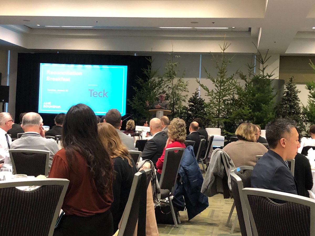 Our <a href="/gourleyb/">Bill Gourley</a> is attending the @ameroundup conference in #yvr this week.  At this morning’s Reconciliation Breakfast.