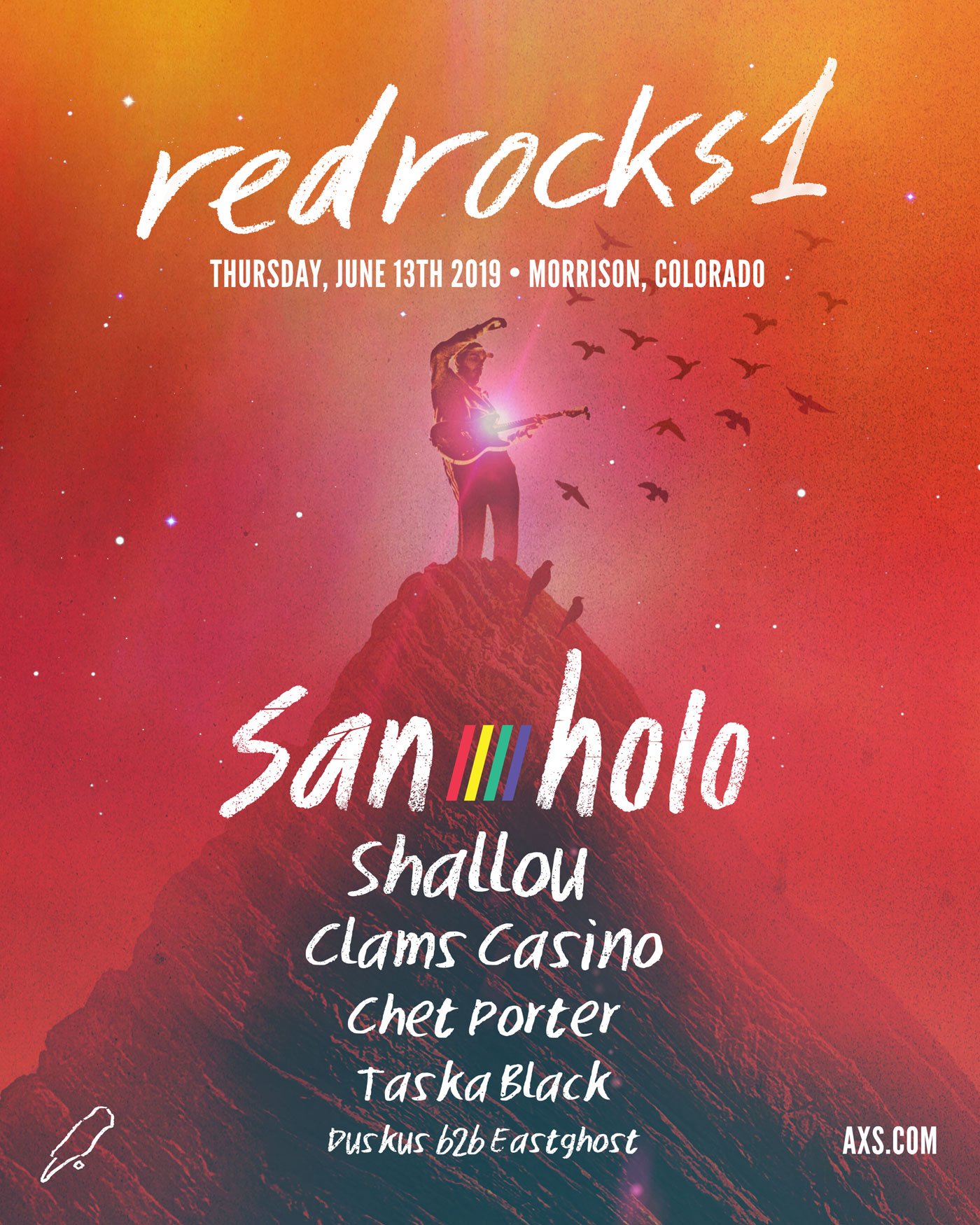 San Holo headlines Red Rocks