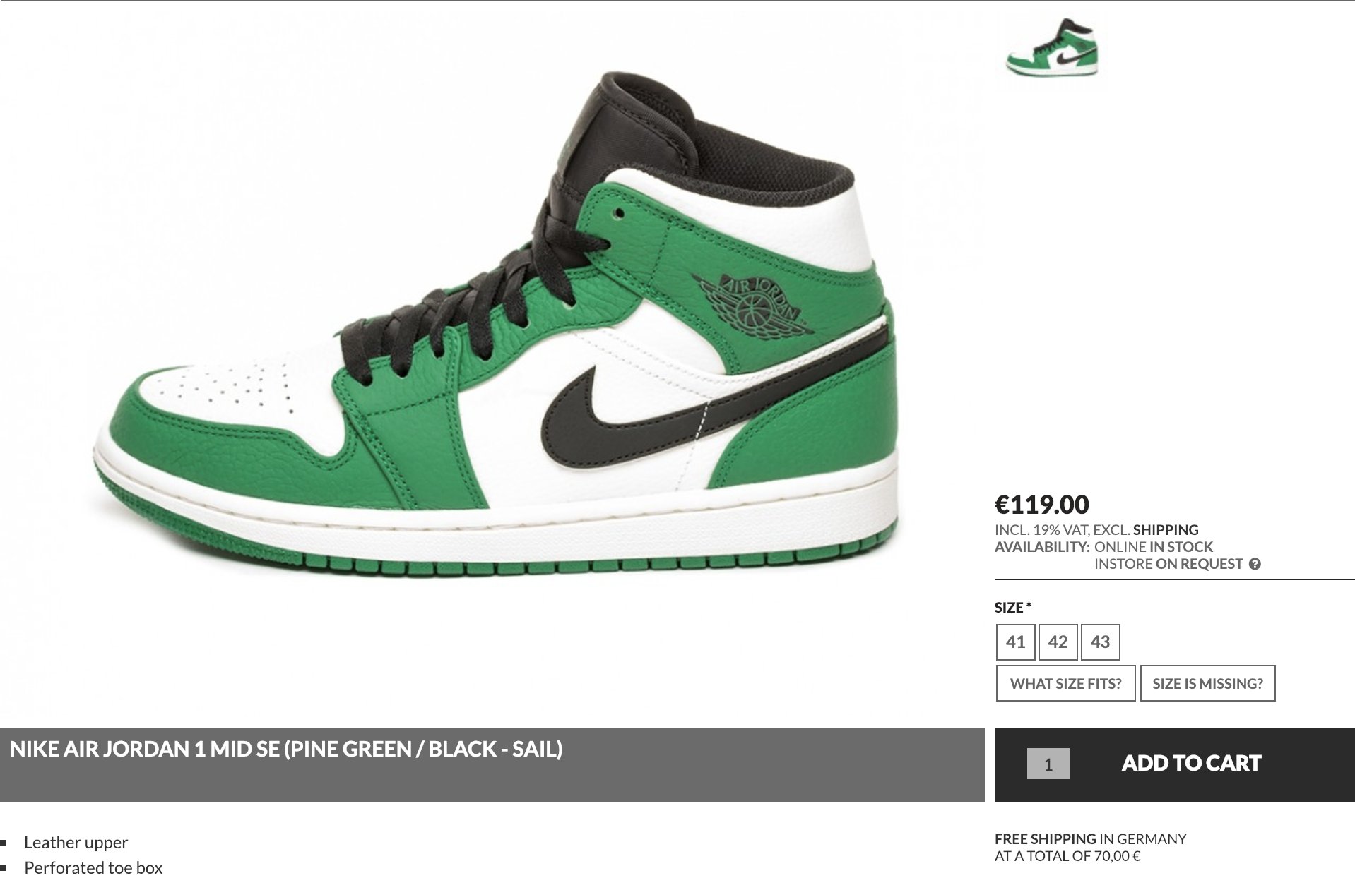 liv auditorium bue SOLELINKS EU/Canada on Twitter: "Ad: Couple of sizes Air Jordan 1 Mid 'Pine  Green' => https://t.co/EQAvPUzr4r https://t.co/NEUcLYHRqy" / Twitter