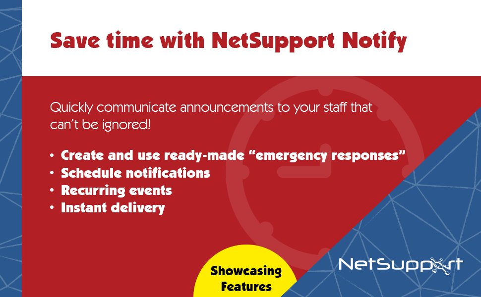 NetSupport_Ca's tweet photo. Here's a handy way to send instant notifications out across your school or college... https://t.co/HqPPmhwer9 #NetSupportNotify https://t.co/n8XJw4JB8b