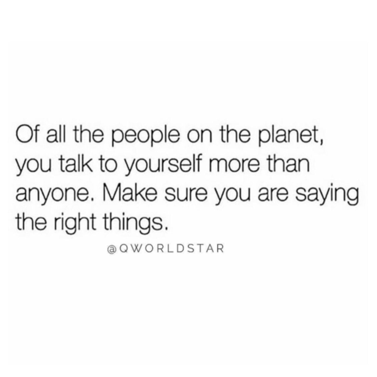 WORLDSTAR's tweet photo. “Take care of your mental wellness...don’t speak negativity to yourself...” 💯  @QWorldstar #PositiveVibes https://t.co/uQZUljY3oc