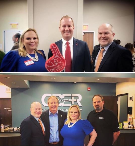 code3ER's tweet image. @code3er started Monday with Frisco's mayor @jeffcheney and ended it with our TX AG @kenpaxtontx: this leadership is why Code 3 calls Collin Cty home & why we brought the WORLD'S 1st ER on airport grounds to @DFWAirport FYI: #Texas is the BEST place for WOMEN Entrepreneurs!
