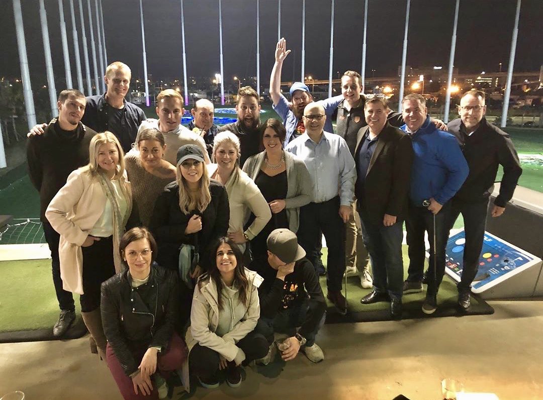OpenBlueCobia's tweet photo. #OpenBlue Team Building at @Topgolf
...
#bighitslivehere #teamopenblue #seafoodchampion #awardwinning #teambuilding #fishmongers #cobia #oceanfarm https://t.co/IfbkLTrt65