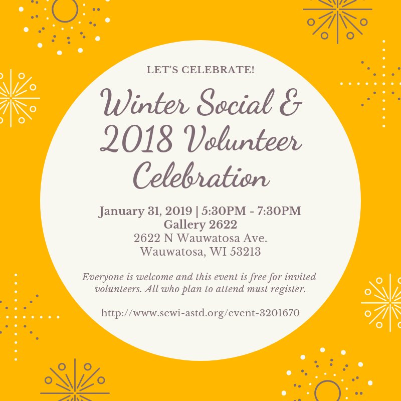 sewi_atd's tweet photo. It's not too late!  Join us on Thursday for an evening of networking, appetizers, drinks, and volunteer recognition.  Register TODAY!
https://t.co/15B3kfsMN7 https://t.co/0ZyLOXfNTK