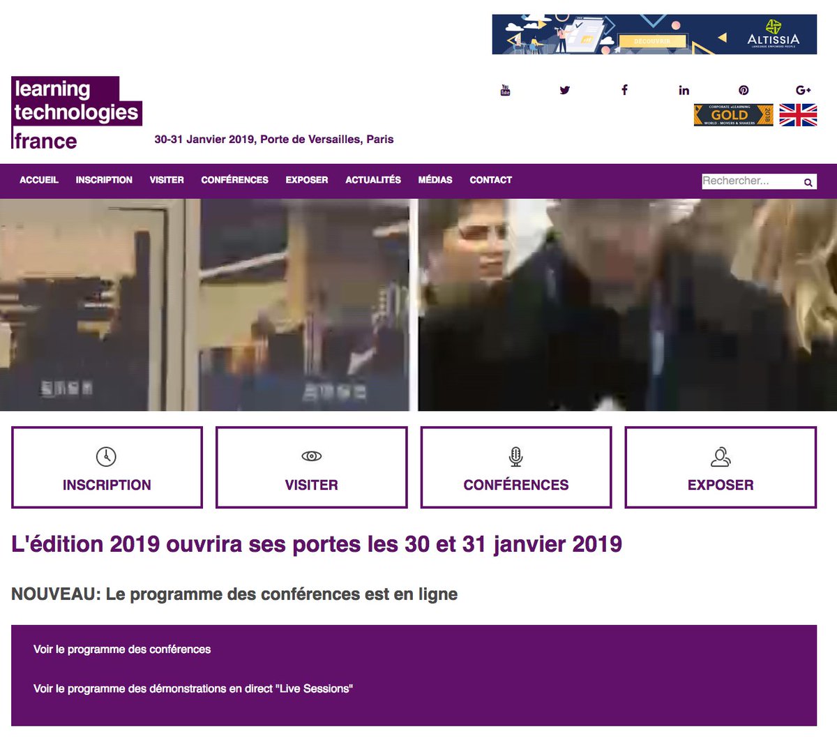 FunMooc's tweet image. Le #salon Learning Technologies France commence demain ! Venez nous rencontrez sur le stand B52 pour discuter formation professionnelle continue, #SPOC et #MarqueBlanche  cc @LT19France