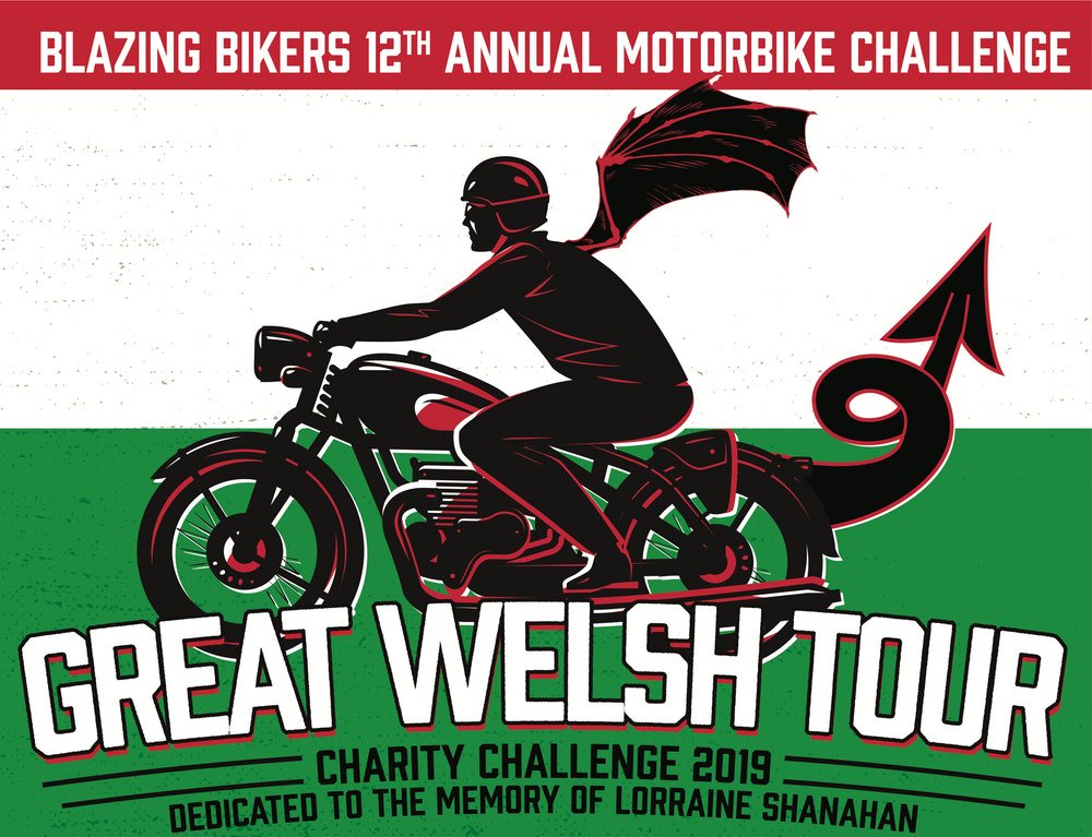 irishguidedogs's tweet photo. Join the @Blazingbikers on their 12th Charity Motorbike Challenge, dedicated to the memory of Lorraine Shanahan. This year the Blazing Bikers are heading to Runcorn in Wales for the Great Welsh Tour! 
If you are interested in taking part register today at: https://t.co/roIdWoTDH7 https://t.co/2ldSEWzx9C