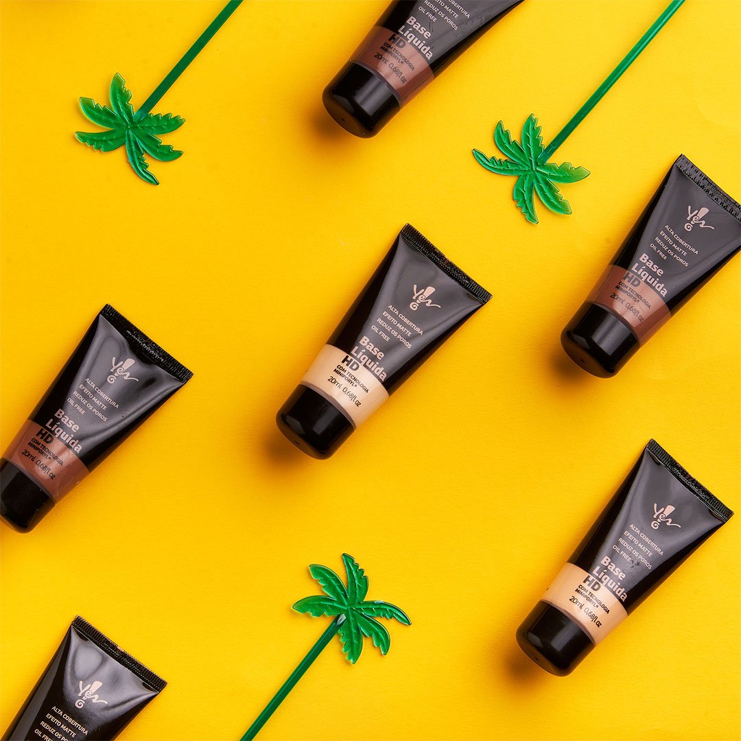 yescosmetics's tweet photo. LANÇAMENTO: A nossa nova Base HD vai surpreender você! Ela conta com a incrível combinação de duas tecnologias que promovem o melhoramento visível, instantâneo e prolongado da sua pele: High Definition + Miniporyl®. Vem experimentar! ☀😉 #BaseHD #BaseYes! #Yes! #Lancamento https://t.co/xQ19W8MwMP