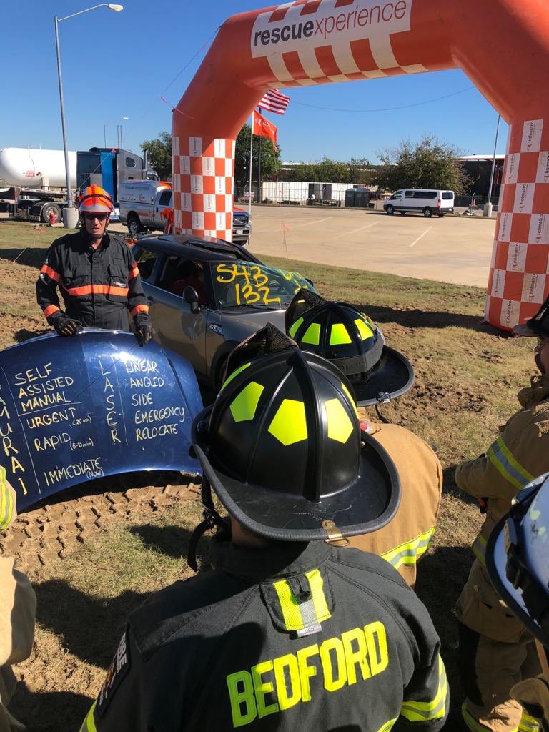 Obidoc's tweet photo. Firefighters have their own #Trauma day at @TraumaCareUK - do not miss it this year. Latest advances in #fireandrescue trauma #Extrication #Governance and so much more. #Samurailaser @ATACCGroup https://t.co/IPzed8SWih