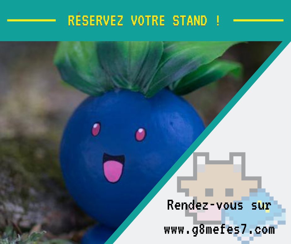 g8mefes7's tweet photo. 🎮 Vous vendez des produits liés à la pop culture ?

➡️ Réservez votre stand !

📎 Par ici https://t.co/aiRQmmDHtK

#Limoges #NouvelleAquitaine #Limousin #PopCulture #Festival https://t.co/18B6zMaeUW