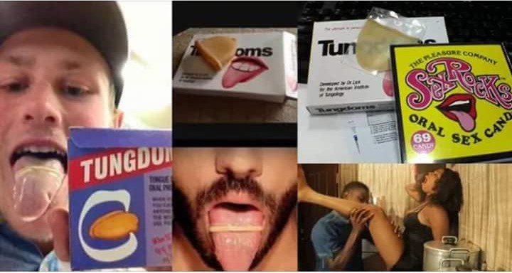 Updates_Base's tweet photo. Tungdom, Condom Worn On The Tongue For Licking (PHOTOS)
American Institute Of Tungology has invented Tungdom; an oral contraceptive for men purposely for "going down" on their women. This idea was initiated by one of the students… https://t.co/wjbEKCW11c https://t.co/aAhswfQ9uN