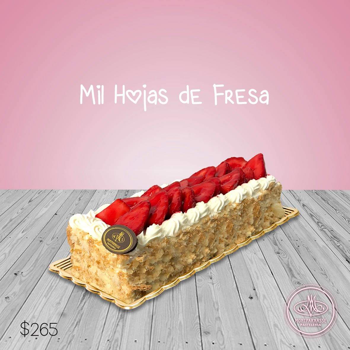 Chef_Pastelero's tweet photo. Ya tenemos a la venta la tan esperada Barra de #MilHojasDeFresa. Es uno de nuestros pasteles estrella. @montparnassemx https://t.co/YMVph5a5Ee